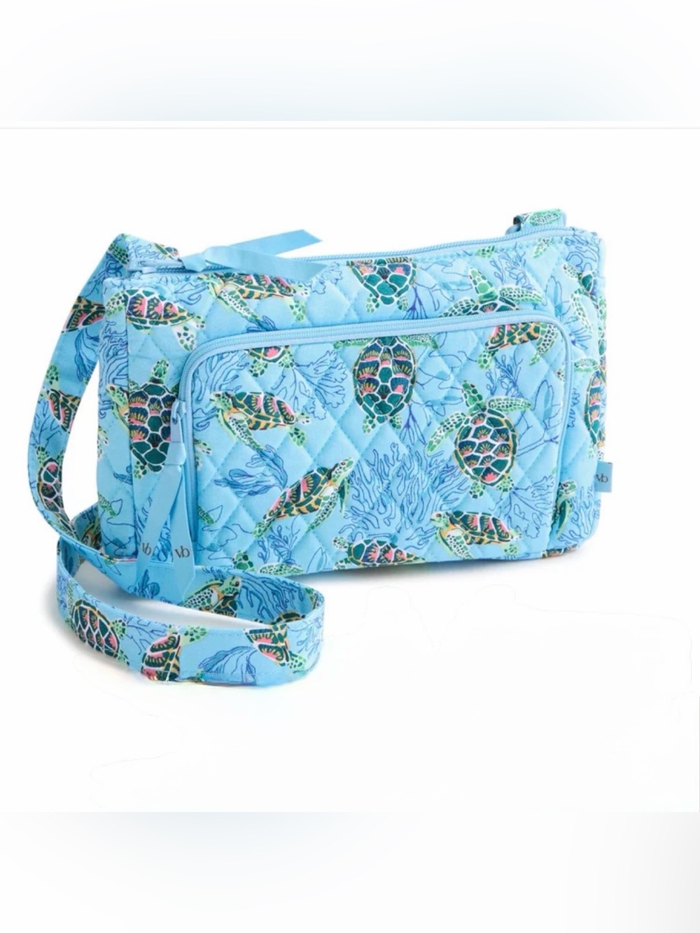 Vera Bradley Outlet Little Hipster in Cotton - Sea Turtles and Coral NWT